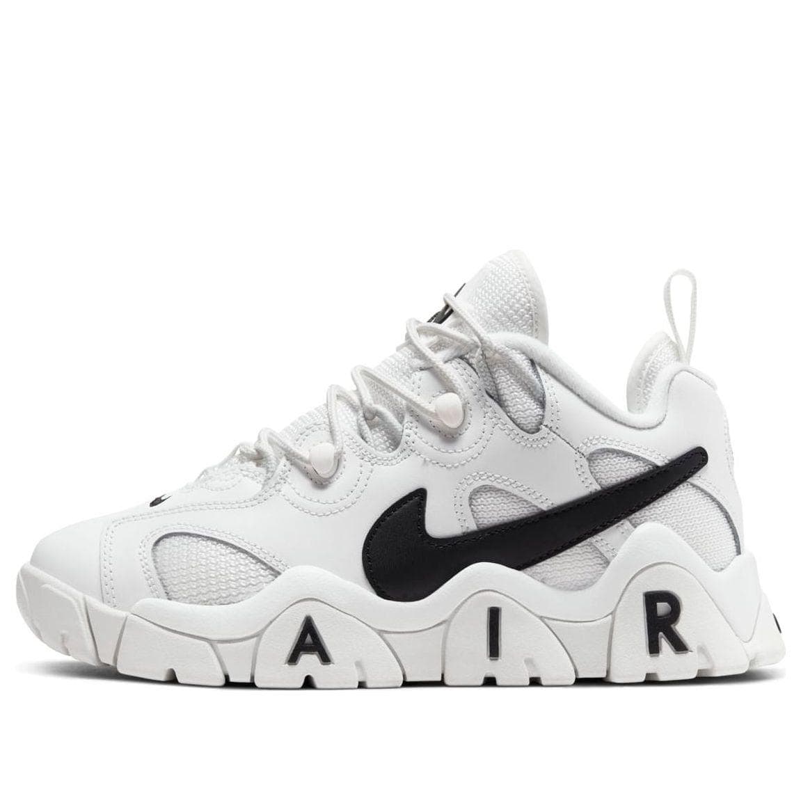 NIKE AIR BARRAGE LOW BLANC NOIR