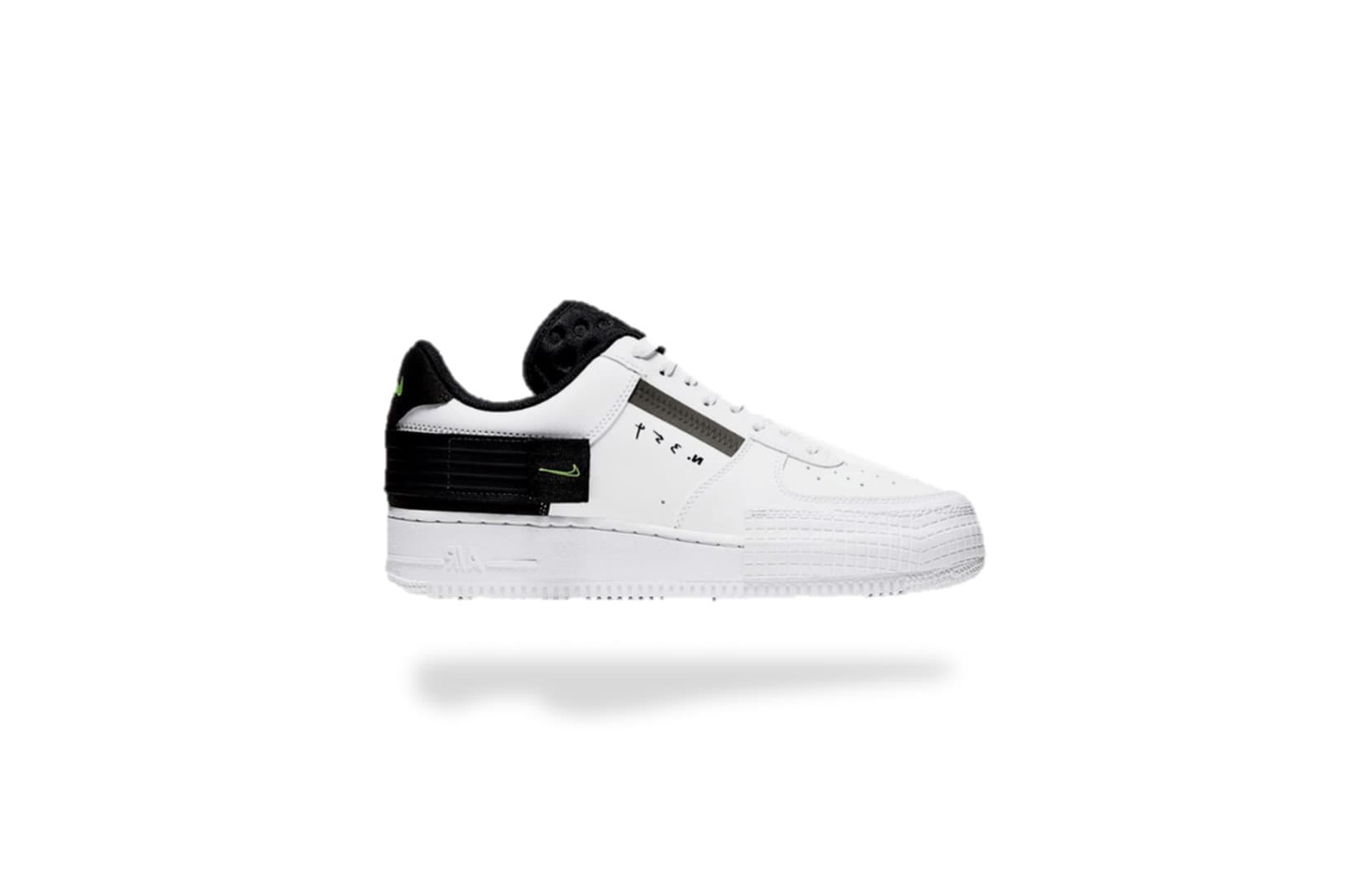 NIKE AIR FORCE 1 LOW DROPE TYPE WHITE BLACK VOLT