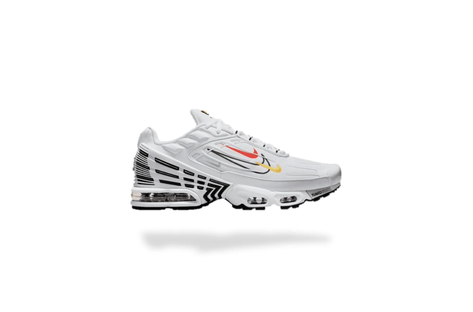 NIKE AIR MAX PLUS TN 3 MULTI SWOOSH WHITE