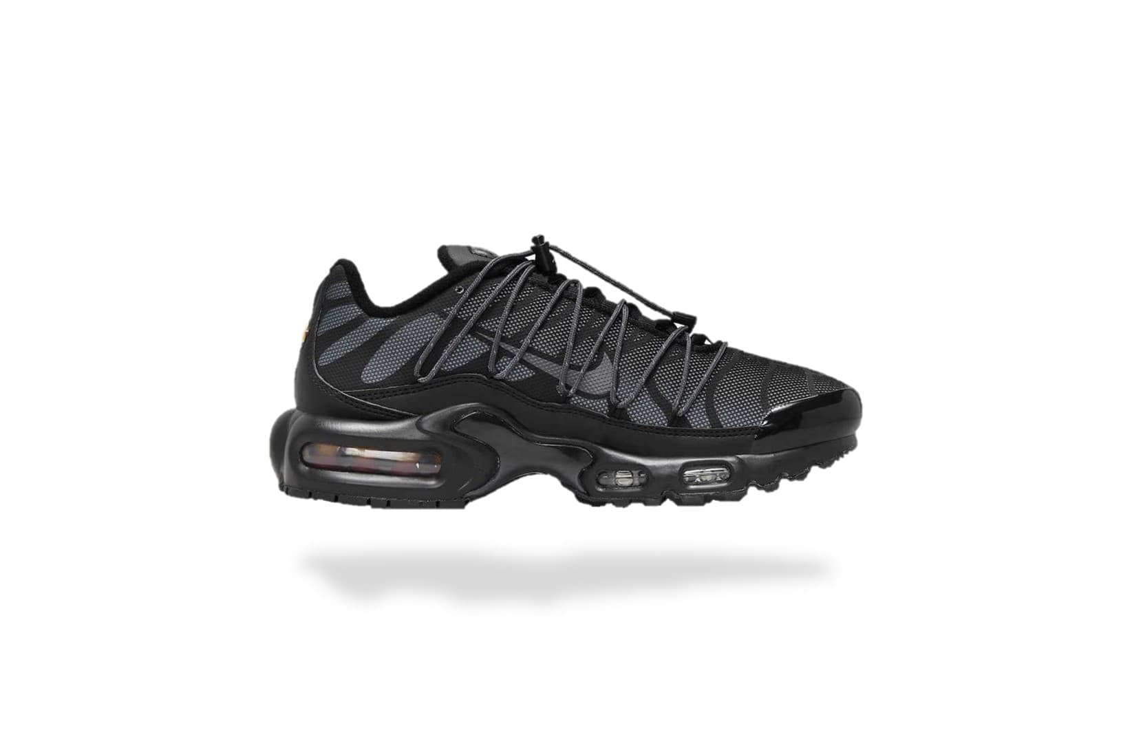 NIKE AIR MAX PLUS TN UTILITY TRIPLE BLACK REFLECTIVE