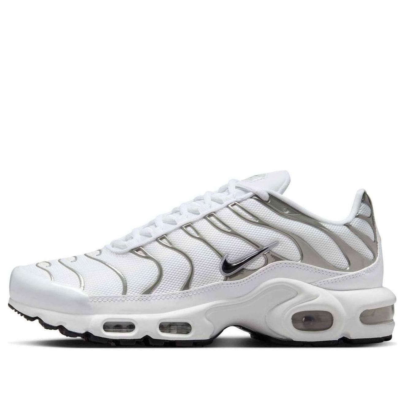 NIKE AIR MAX PLUS SE WHITE CHROME SILVER