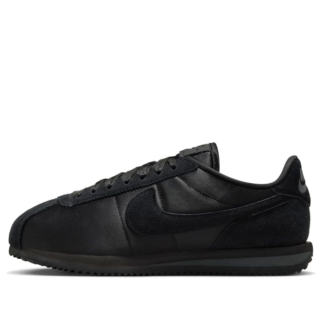 NIKE CORTEZ TEXTILE SATIN TRIPLE BLACK