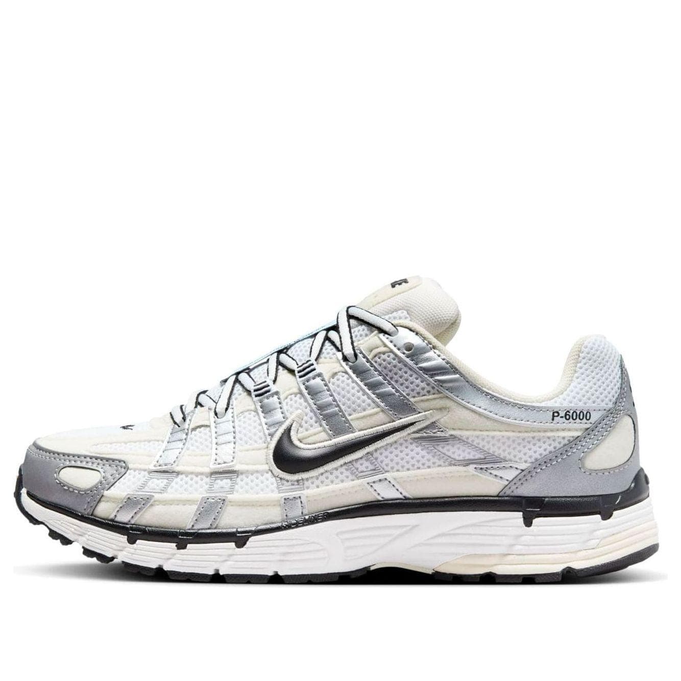 NIKE P-6000 COCONUT MILK METALLIC SILVER