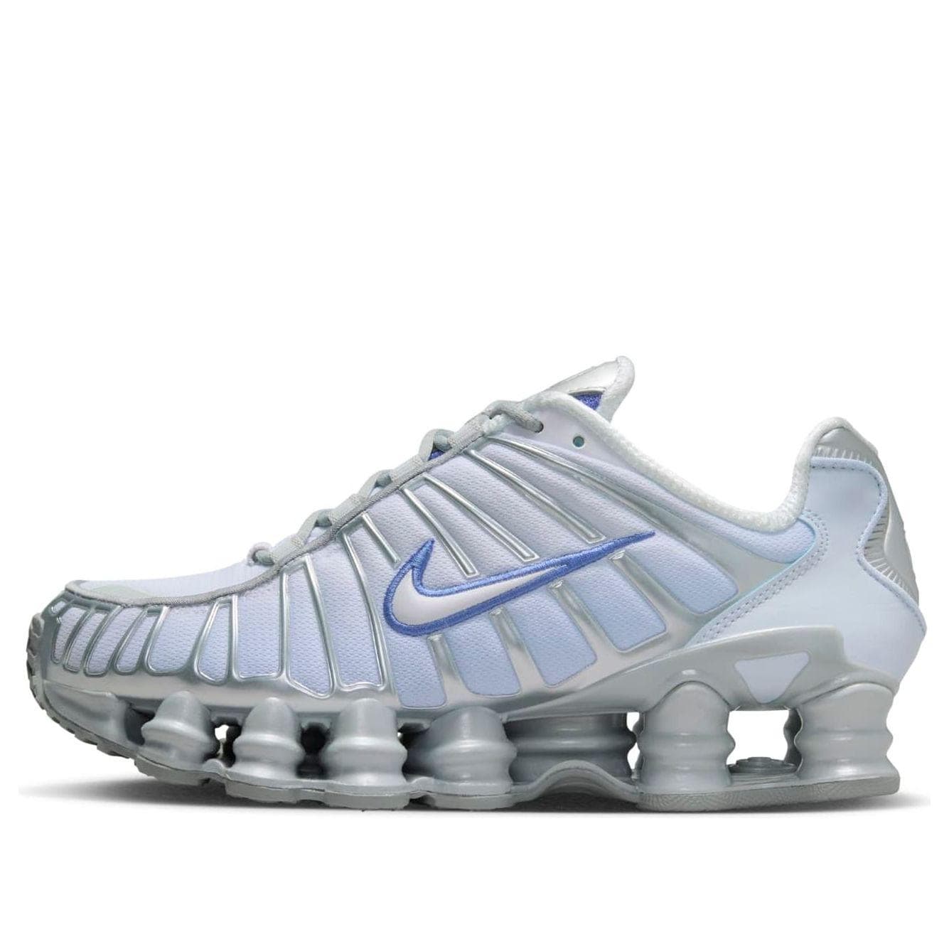 NIKE SHOX TL METALLIC PLATINUM BLUE TINT