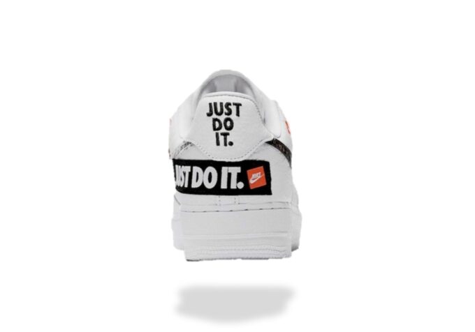 NIKE AIR FORCE ONE LOW JUST DO IT WHITE