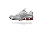 Nike Shox R4 White Metallic Silver