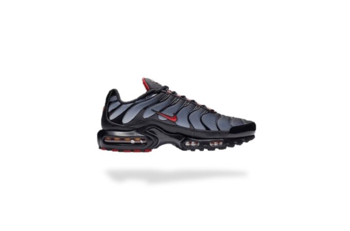 AIR MAX PLUS TN GREY GRADIENT RED
