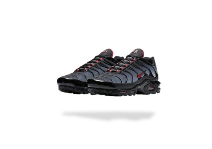 AIR MAX PLUS TN GREY GRADIENT RED