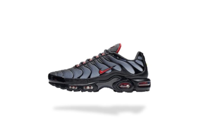 AIR MAX PLUS TN GREY GRADIENT RED