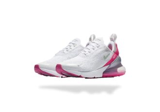 NIKE AIR MAX 270 WHITE LASER FUCHIA