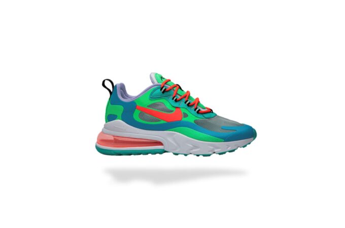 AIR MAX 270 REACT ELECTRO GREEN LAGOON FLASH CRIMSON