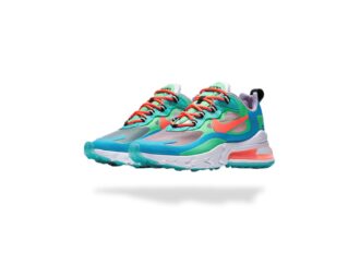 AIR MAX 270 REACT ELECTRO GREEN LAGOON FLASH CRIMSON