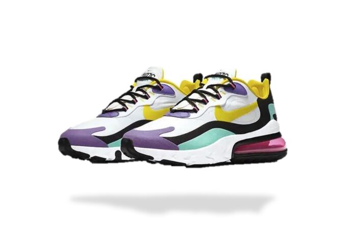 AIR MAX 270 REACT GEOMETRIC ABSTRACT BRIGHT VIOLET