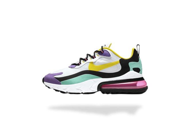 AIR MAX 270 REACT GEOMETRIC ABSTRACT BRIGHT VIOLET