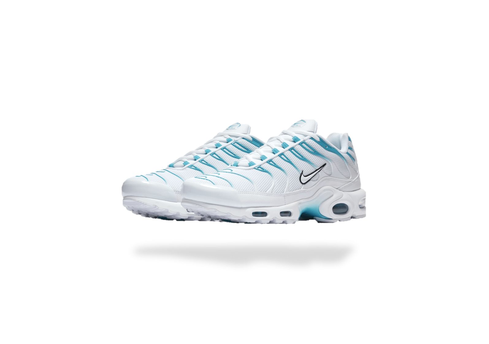 Nike tuned white on sale blue