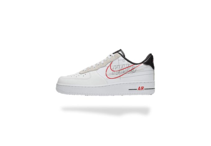 NIKE AIR FORCE 1 LOW SCRIPT SWOOSH