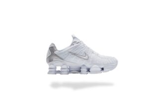 NIKE SHOX TL WHITE METALLIC SILVER