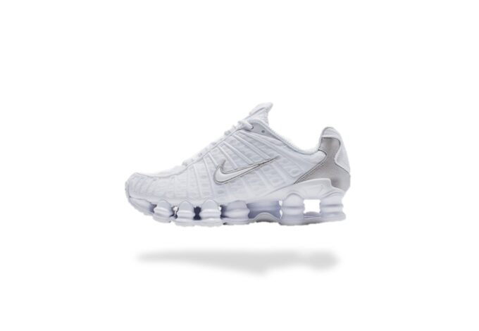 NIKE SHOX TL WHITE METALLIC SILVER