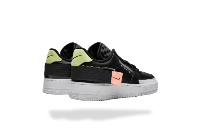 NIKE AIR FORCE 1 LOW DROPE TYPE BLACK