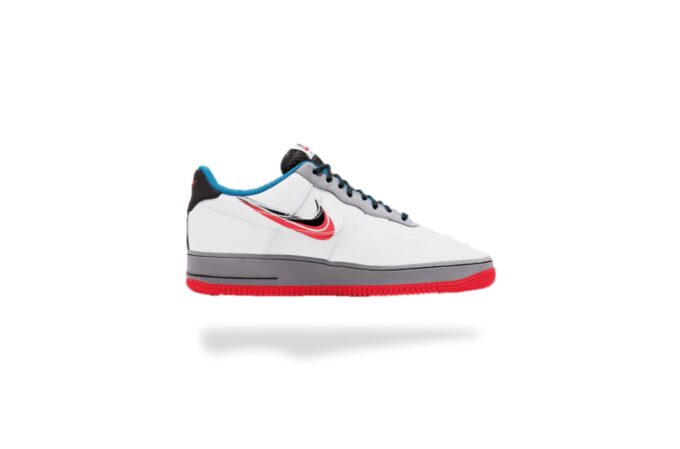 AIR FORCE 1 LOW SCRIPT SWOOSH WHITE BLUE