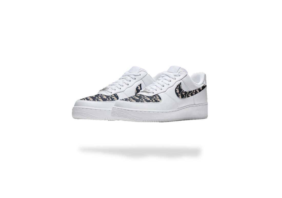 NIKE AIR FORCE 1 LOW WHITE CUSTOM DIOR 2020 SNEAK OFFICIAL STORE