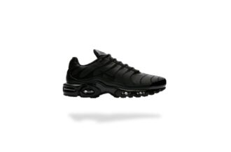 NIKE AIR MAX PLUS TN TRIPLE BLACK LEATHER