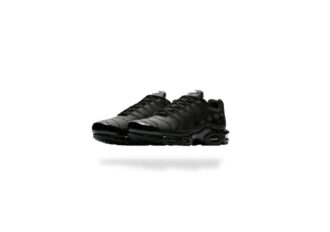 NIKE AIR MAX PLUS TN TRIPLE BLACK LEATHER