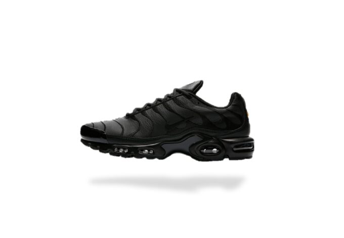 NIKE AIR MAX PLUS TN TRIPLE BLACK LEATHER