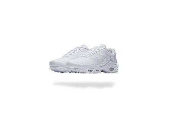 NIKE AIR MAX PLUS TN TRIPLE WHITE LEATHER