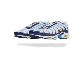 NIKE AIR MAX PLUS TN WHITE NAVY GOLD