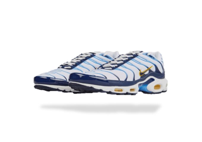 NIKE AIR MAX PLUS TN WHITE NAVY GOLD