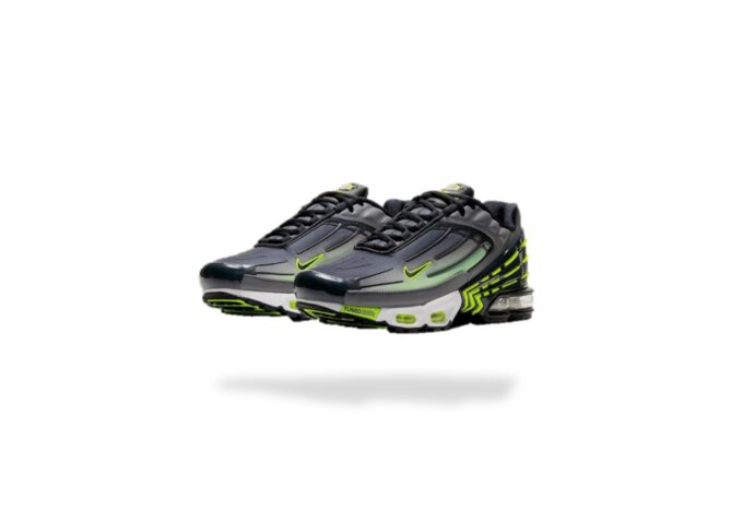 NIKE AIR MAX PLUS TN 3 GREY VOLT NEON