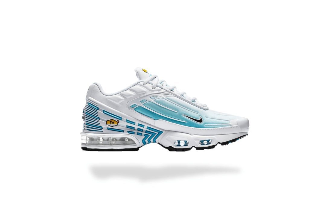 NIKE AIR MAX PLUS TN 3 LASER BLUE SNEAK OFFICIAL STORE BLANC