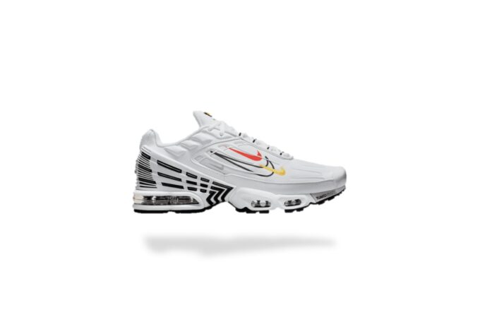 NIKE AIR MAX PLUS TN 3 MULTI SWOOSH WHITE