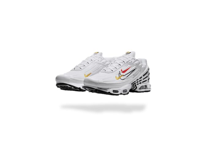 NIKE AIR MAX PLUS TN 3 MULTI SWOOSH WHITE