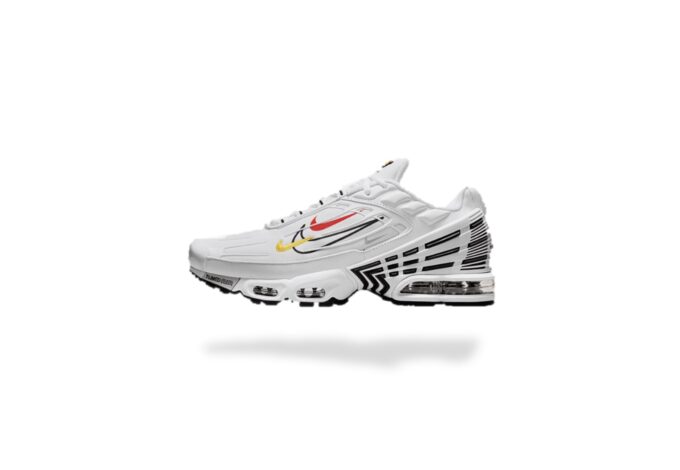 NIKE AIR MAX PLUS TN 3 MULTI SWOOSH WHITE