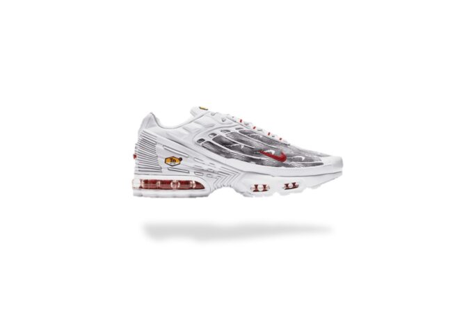 NIKE AIR MAX PLUS TN 3 TOPOGRAPHY WHITE RED