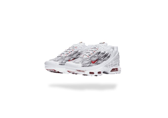 NIKE AIR MAX PLUS TN 3 TOPOGRAPHY WHITE RED