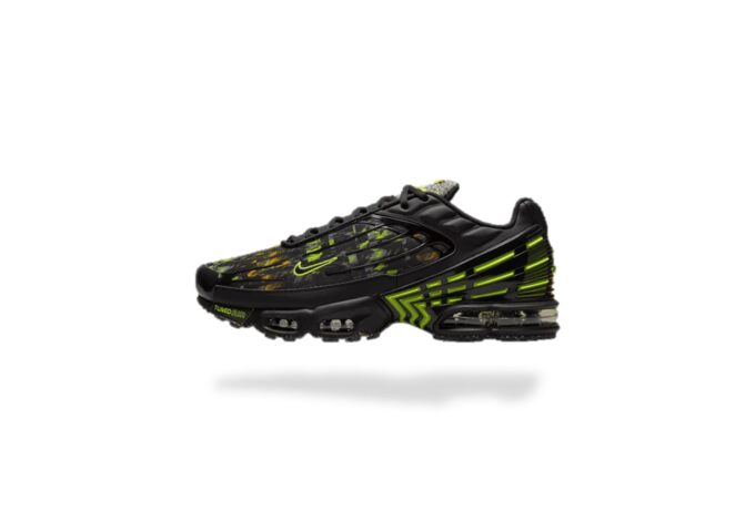 NIKE AIR MAX PLUS TN 3 VOLT BLACK BRIGADE BLUE