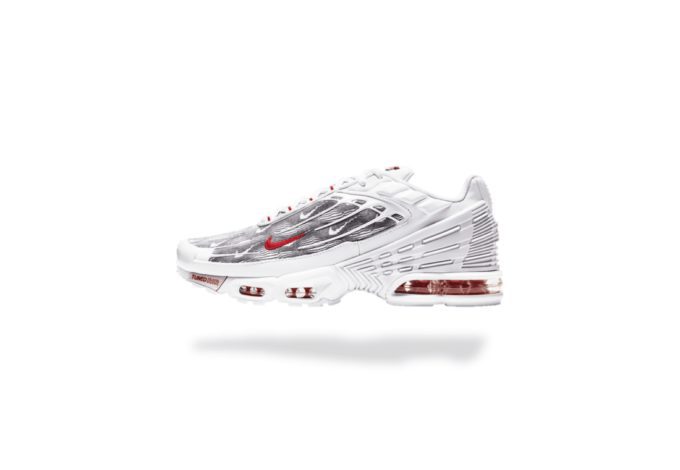 NIKE AIR MAX PLUS TN 3 TOPOGRAPHY WHITE RED