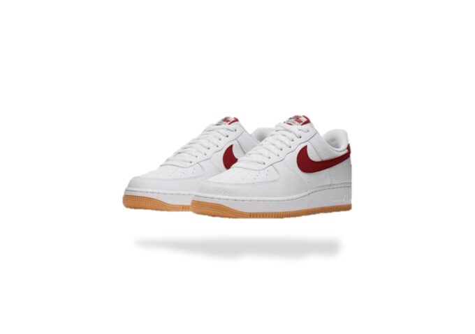 AIR FORCE 1 LOW  07 WHITE TEAM RED GUM