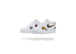 NIKE AIR FORCE 1 LOW MISPLACED MULTI SWOOSH WHITE