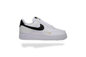  NIKE AIR FORCE 1 LOW WHITE BLACK GOLD