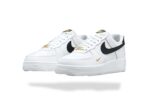  NIKE AIR FORCE 1 LOW WHITE BLACK GOLD