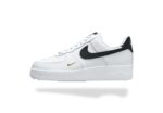 NIKE AIR FORCE 1 LOW WHITE BLACK GOLD