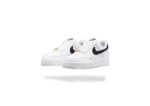  NIKE AIR FORCE 1 LOW WHITE BLACK GOLD