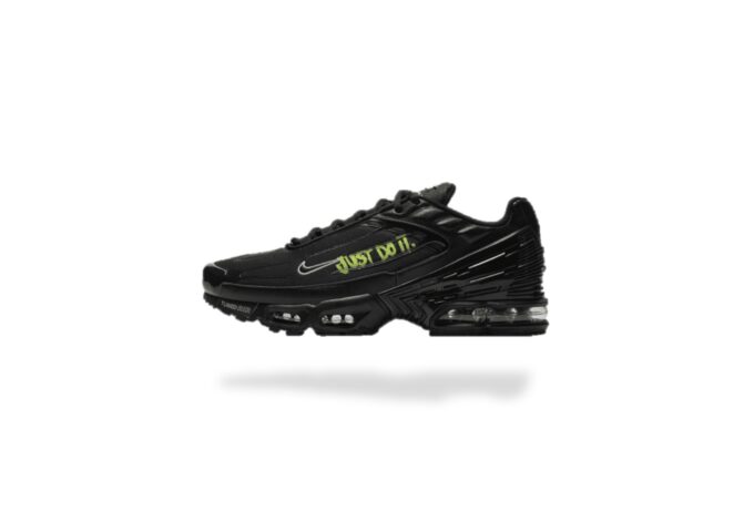 NIKE AIR MAX PLUS TN 3 JUST DO IT BLACK VOLT