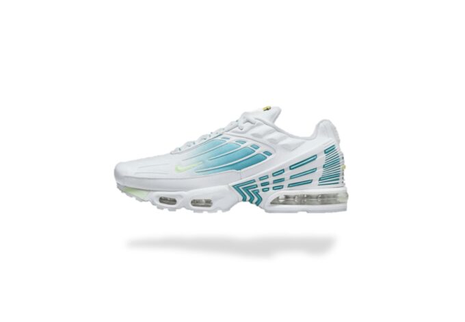 NIKE TUNED AIR MAX PLUS 3 AQUAMARINE WHITE BLUE VOLT