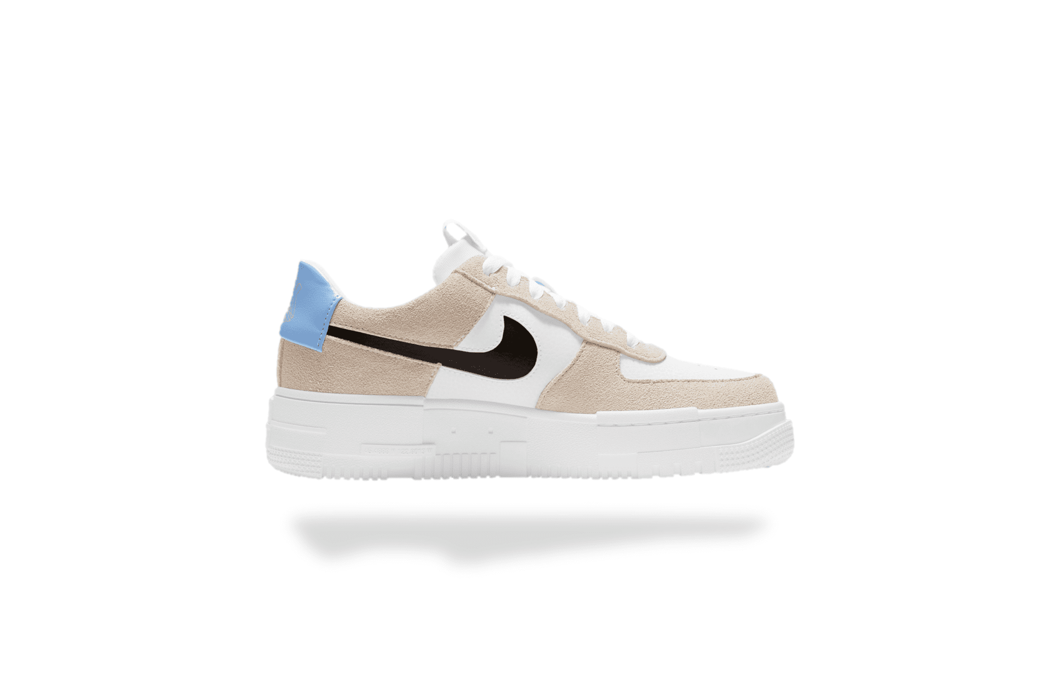 zalando air force 1 pixel desert sand