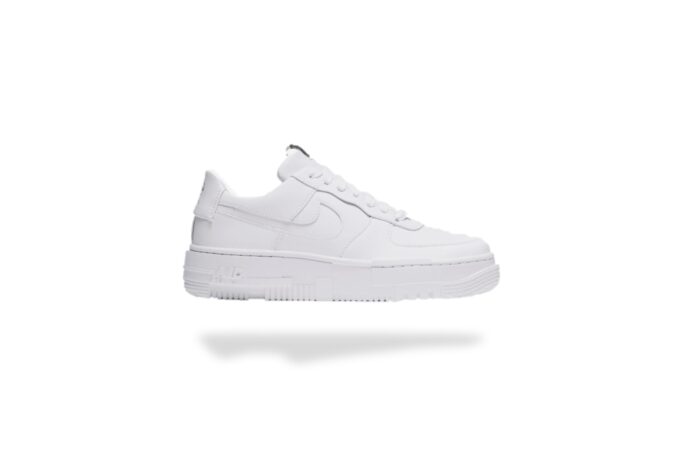 WMNS NIKE AIR FORCE 1 PIXEL TRIPLE WHITE